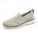 Men's Slip-On Knit Sneakers, Breathable Mesh Upper with Comfortable Fit, Casual Lightweight Shoes for Everyday and Outdoor Activities