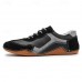 Men's Green and White Suede Sport Sneakers with Lace-Up Design - Comfortable and Stylish for Casual and Athletic Wear