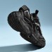 Men's Yellow and Black Athletic Sneakers with Stylish Design and Breathable Mesh Upper Perfect for Running, Sports and Casual Wear
