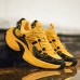 Men's Yellow and Black Athletic Sneakers with Stylish Design and Breathable Mesh Upper Perfect for Running, Sports and Casual Wear