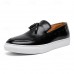 Men's Brown Faux Leather Tassel Loafers - Casual Slip-On Shoes with White Sole for Everyday Wear and Semi-Formal Occasions