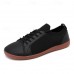 Men's Casual Barefoot Shoes Lightweight Breathable White Sneakers with Lacing for Walking, Travel, and Everyday Comfort