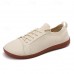 Men's Casual Barefoot Shoes Lightweight Breathable White Sneakers with Lacing for Walking, Travel, and Everyday Comfort