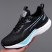 Men's Lightweight Breathable White Running Sneakers Cushioning Athletic Shoes for Outdoor Sports and Fitness