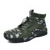 Men's Breathable Outdoor Hiking Shoes with Ankle Support - Durable and Comfortable Trail Sneakers for Hiking and Trekking