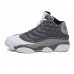 Men's Basketball Shoes with Denim Textured Upper - Durable High Tops for Street Basketball and Casual Wear