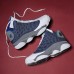 Men's Basketball Shoes with Denim Textured Upper - Durable High Tops for Street Basketball and Casual Wear