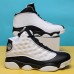 Men's Basketball Shoes with Denim Textured Upper - Durable High Tops for Street Basketball and Casual Wear
