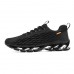 Men's Red Breathable Running Sneakers with Blade Sole - Lightweight and Comfortable for Sports and Fitness