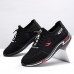 Men's Sporty Blue & Black Sneakers - Durable Outdoor Shoes with Quick Lace System, Ideal for Hiking and Casual Wear