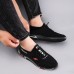 Men's Sporty Blue & Black Sneakers - Durable Outdoor Shoes with Quick Lace System, Ideal for Hiking and Casual Wear