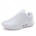 Men's Breathable Athletic Sneakers Red Mesh Running Shoes with Cushioned Sole, Lightweight Design for Training and Daily Wear