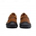 Men's Brown Faux Leather Casual Shoes with Handcrafted Stitching and Durable Rubber Sole for Outdoor Activities