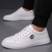 Men's Burgundy Crocodile Pattern Faux Leather Sneakers with Lace-Up Design Stylish Casual Shoes for Everyday Wear