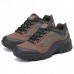 Men's Brown Hiking Shoes - Durable and Comfortable Trail Sneakers for Outdoor Adventures
