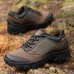 Men's Brown Hiking Shoes - Durable and Comfortable Trail Sneakers for Outdoor Adventures