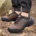 Men's Brown Hiking Shoes - Durable and Comfortable Trail Sneakers for Outdoor Adventures