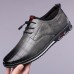 Men's Brown Crocodile Pattern Faux Leather Dress Shoes with Lace-Up Closure and Comfortable Sole, Elegant for Business and Formal Occasions