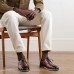 Men's Brown Crocodile Pattern Faux Leather Dress Shoes with Lace-Up Closure and Comfortable Sole, Elegant for Business and Formal Occasions
