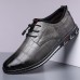 Men's Brown Crocodile Pattern Faux Leather Dress Shoes with Lace-Up Closure and Comfortable Sole, Elegant for Business and Formal Occasions