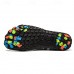 Men's Barefoot Trail Sneakers - Vibrant Red, Rugged Sole, Lace-Free Design - Perfect for Hiking & Outdoor Adventures