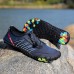 Men's Barefoot Trail Sneakers - Vibrant Red, Rugged Sole, Lace-Free Design - Perfect for Hiking & Outdoor Adventures