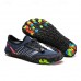 Men's Barefoot Trail Sneakers - Vibrant Red, Rugged Sole, Lace-Free Design - Perfect for Hiking & Outdoor Adventures