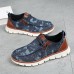 Men's Modern Slip-On Sneakers, Grey Mesh with Cushioned Sole, Lightweight Comfort for Daily Wear