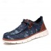 Men's Modern Slip-On Sneakers, Grey Mesh with Cushioned Sole, Lightweight Comfort for Daily Wear