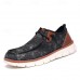 Men's Modern Slip-On Sneakers, Grey Mesh with Cushioned Sole, Lightweight Comfort for Daily Wear