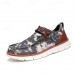 Men's Modern Slip-On Sneakers, Grey Mesh with Cushioned Sole, Lightweight Comfort for Daily Wear