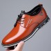 Men's Stylish Brown Lace-Up Casual Shoes Comfortable Slip-On Sneakers for Everyday and Semi-Formal Wear
