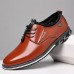 Men's Stylish Brown Lace-Up Casual Shoes Comfortable Slip-On Sneakers for Everyday and Semi-Formal Wear