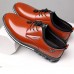 Men's Stylish Brown Lace-Up Casual Shoes Comfortable Slip-On Sneakers for Everyday and Semi-Formal Wear