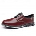 Men's Stylish Brown Lace-Up Casual Shoes Comfortable Slip-On Sneakers for Everyday and Semi-Formal Wear