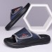 Men's Adjustable Slide Sandals - Comfortable Non-Slip Lightweight Casual Slippers for Indoor and Outdoor Use