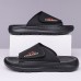 Men's Adjustable Slide Sandals - Comfortable Non-Slip Lightweight Casual Slippers for Indoor and Outdoor Use