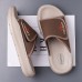 Men's Adjustable Slide Sandals - Comfortable Non-Slip Lightweight Casual Slippers for Indoor and Outdoor Use