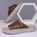 Men's Adjustable Slide Sandals - Comfortable Non-Slip Lightweight Casual Slippers for Indoor and Outdoor Use