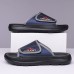 Men's Adjustable Slide Sandals - Comfortable Non-Slip Lightweight Casual Slippers for Indoor and Outdoor Use