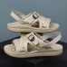 Men's Black Sports Sandals with Adjustable Strap and Breathable Design, Comfortable for Outdoor Activities, Casual Wear and Summer Travel