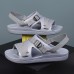 Men's Black Sports Sandals with Adjustable Strap and Breathable Design, Comfortable for Outdoor Activities, Casual Wear and Summer Travel