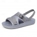 Men's Black Sports Sandals with Adjustable Strap and Breathable Design, Comfortable for Outdoor Activities, Casual Wear and Summer Travel