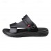 Men's Brown Adjustable Strap Sandals Casual, Comfortable Outdoor Footwear for Summer and Vacation