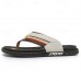 Men's Slippers & Flip-Flops Split Leather Breathable Comfortable Slip Resistant Loafer Black Khaki Beige