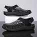 Men's Outdoor Sandals with Adjustable Strap, Breathable Mesh Design and Durable Sole for Hiking, Beach and Summer Activities