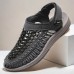 Men's Outdoor Sandals with Adjustable Strap, Breathable Mesh Design and Durable Sole for Hiking, Beach and Summer Activities