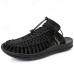 Men's Outdoor Sports Sandals, Adjustable Lace-Up Design with Breathable Mesh and Durable Sole for Hiking, Walking and Summer Adventures