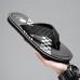 Men's Non-Slip Flip Flops - Lightweight Casual Beach Sandals with Textured Sole and Stylish Pattern, Ideal for Summer and Outdoor Use