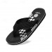 Men's Non-Slip Flip Flops - Lightweight Casual Beach Sandals with Textured Sole and Stylish Pattern, Ideal for Summer and Outdoor Use